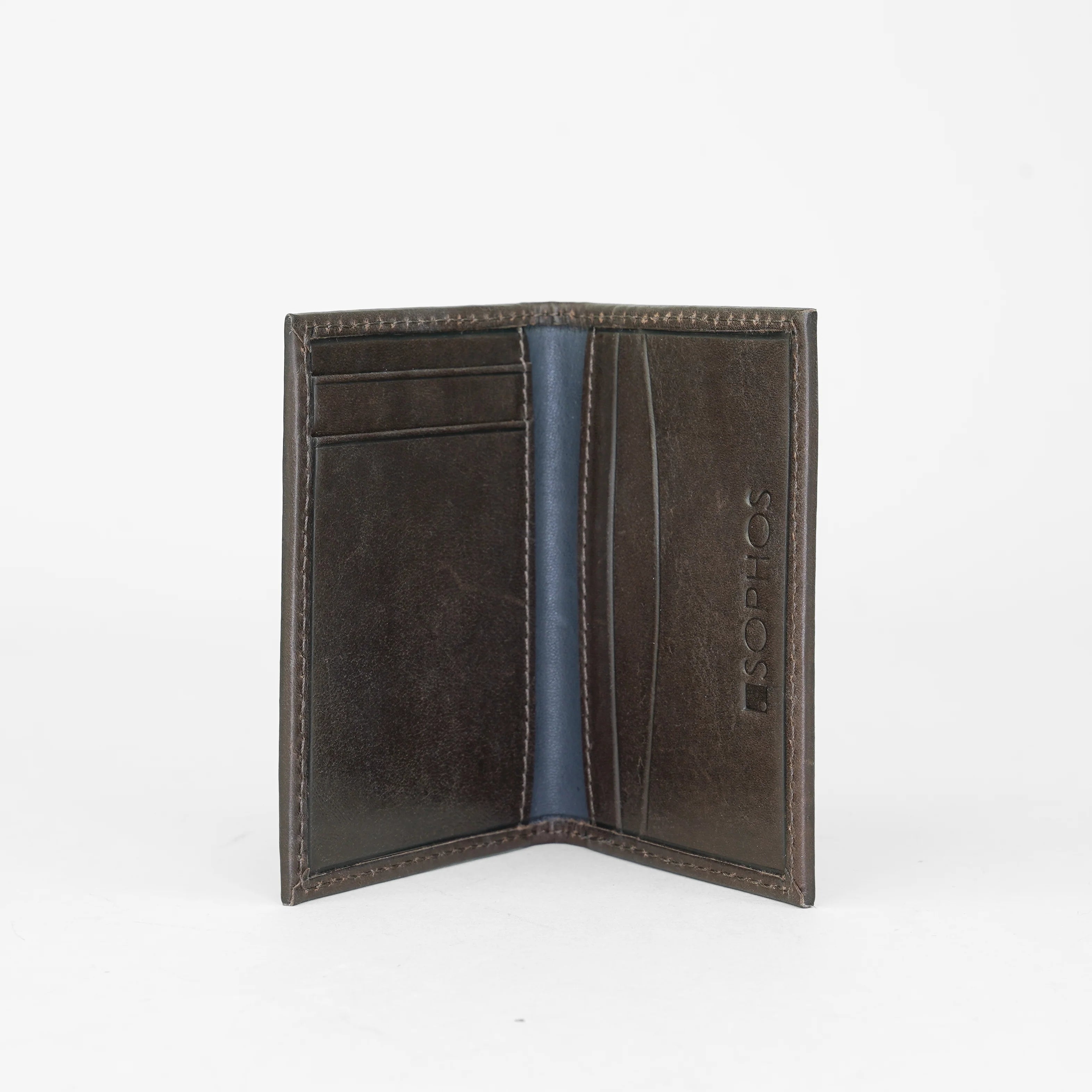 Genuine Leather Bi-Fold Card Holder