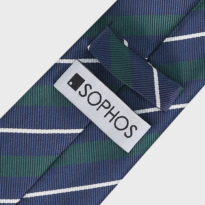 Henley Striped Microfibre Tie