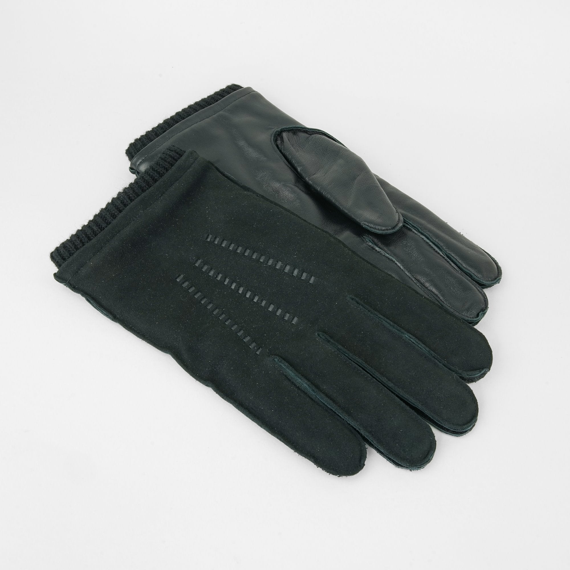 Central Suede Backed Leather Gloves