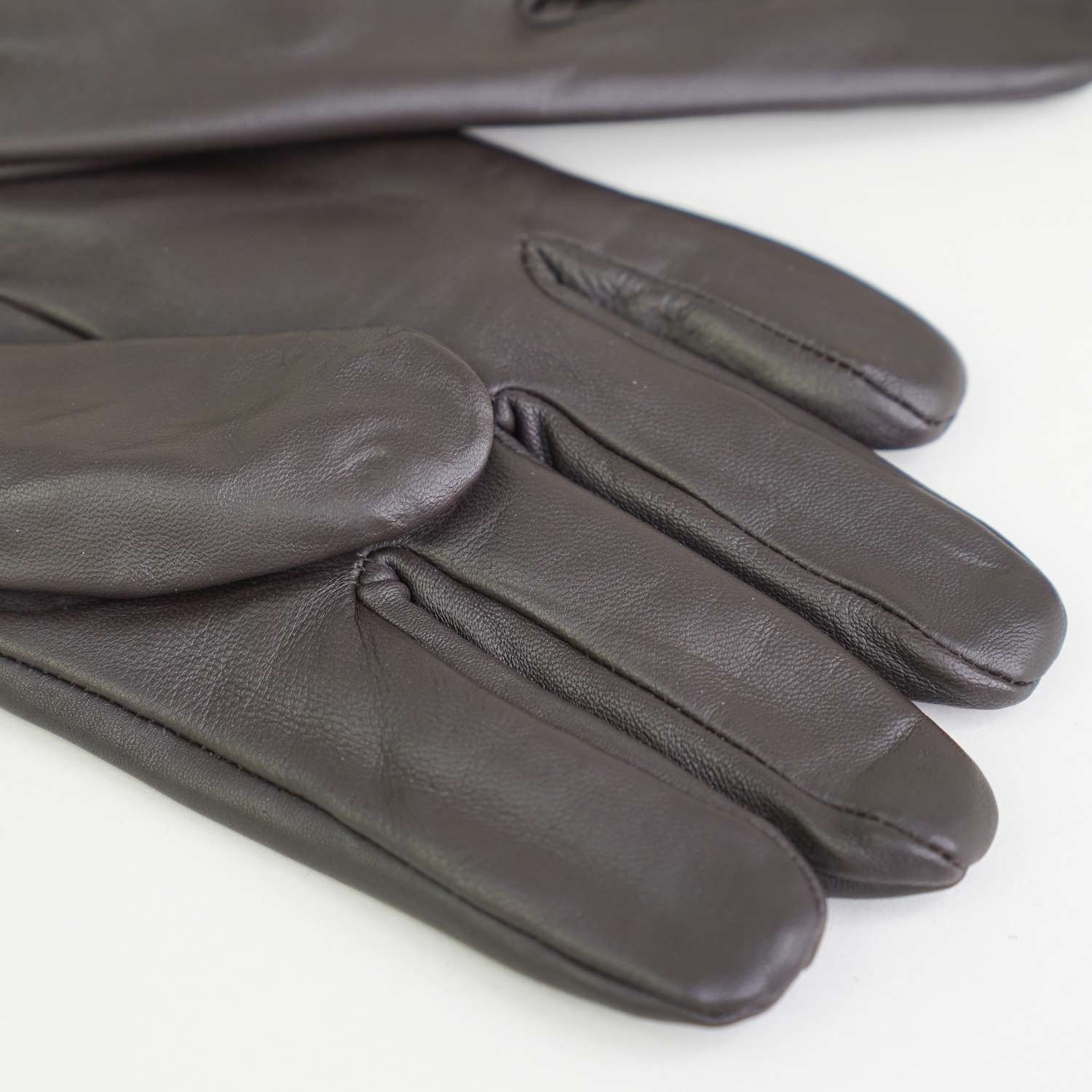 Waterloo Plain Leather Glove with Elasticated Wrist