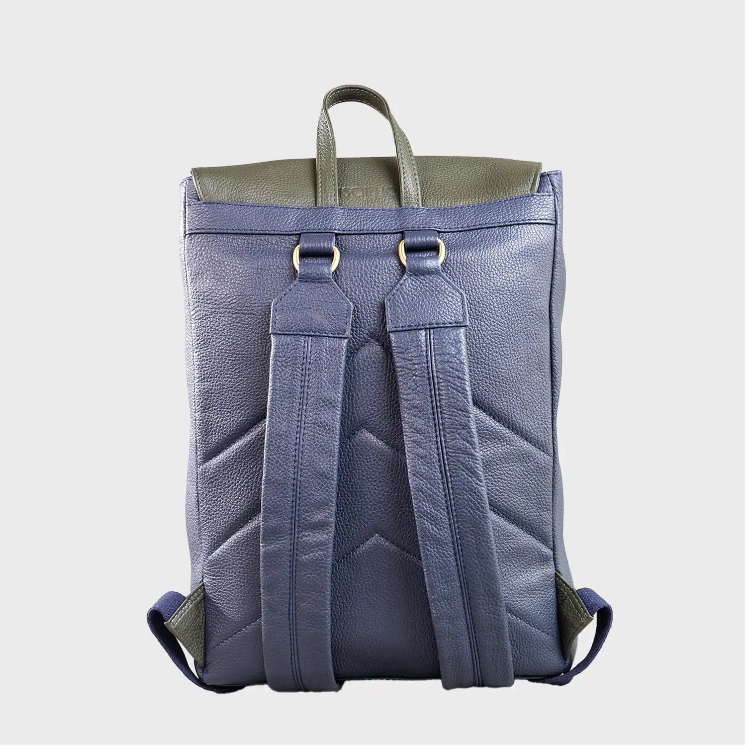 Elm Men’s Leather Backpack – Premium Pebble Grain Daypack / Work Bag