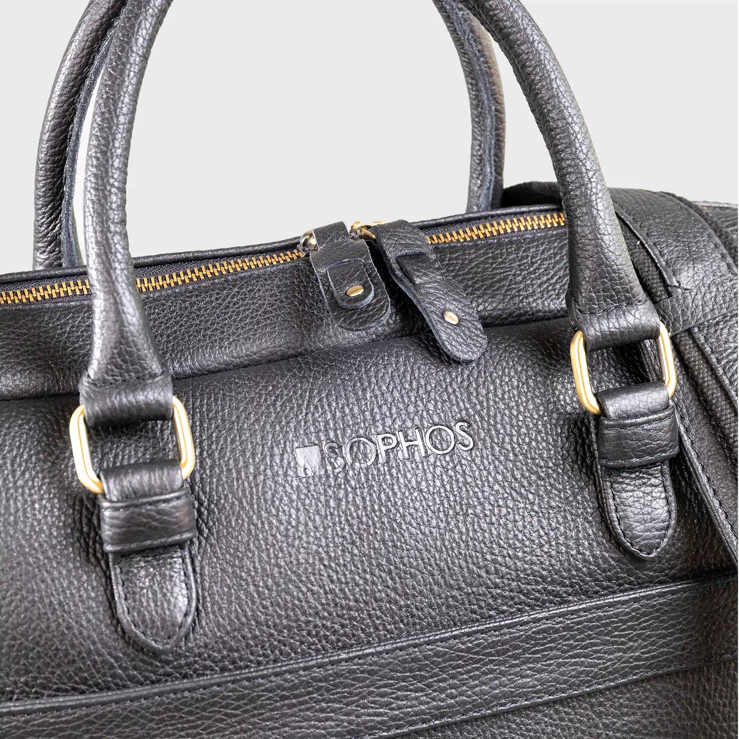 Alder Men’s Leather Briefcase – Premium Pebble Grain Laptop & Work Bag