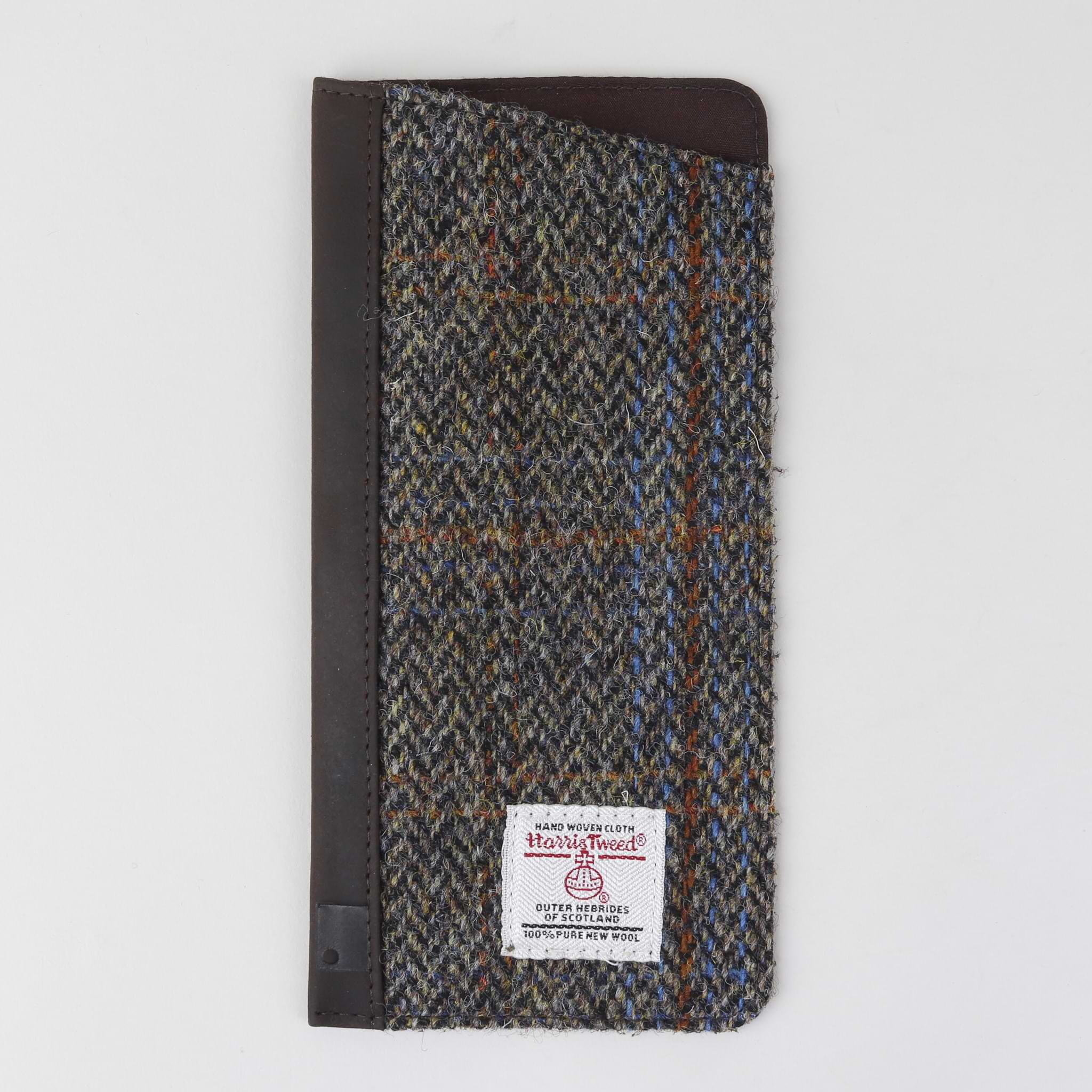 Brown Harris Tweed Glasses Case Slip