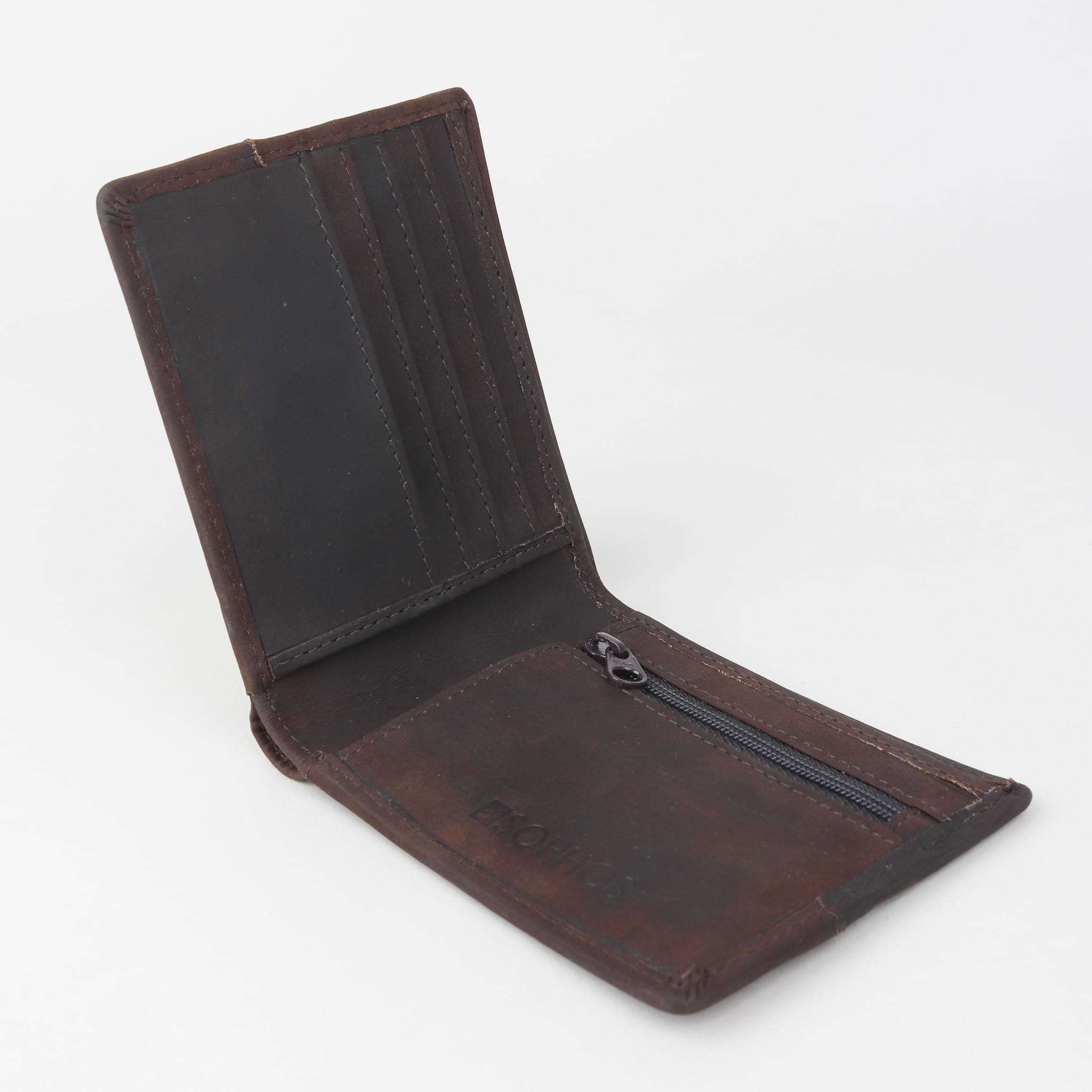 Premium Brown Harris Tweed Wallet