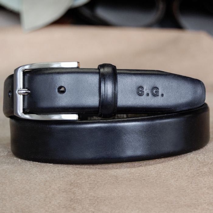 LANGHAM MEN'S FORMAL LEATHER BELT