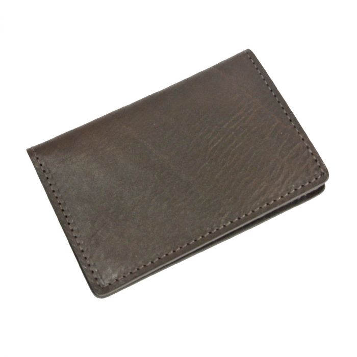 mens brown leather card holder